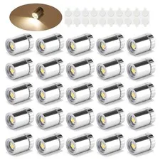 TAYSING 20 Pack Small Spotlight Battery Operated LED Lights Warm White