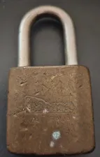 Bilock Padlock Well Used on Bilock  with NO Key  - Locksport