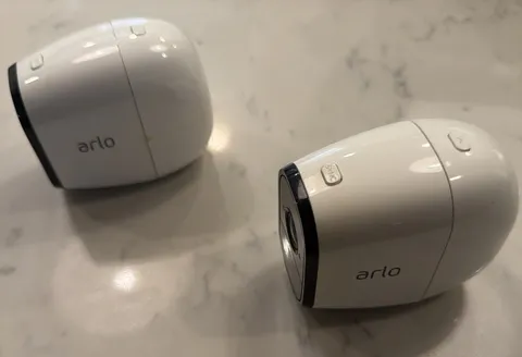 (2) Arlo Pro 720p VMC4030 HD Wireless Security Camera Add Ons NO BATTERIES