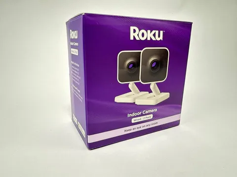 Roku Indoor Security Camera 2 Pack 1080p HD Night Vision Motion Detect