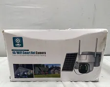 V380 4G/WiFi Smart Net IP Camera 1080p Solar Outdoor/Indoor White