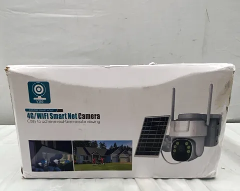 V380 4G/WiFi Smart Net IP Camera 1080p Solar Outdoor/Indoor White