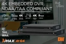 Digital Watchdog 4CH, 4TB, VMAX A1 G4, 4K, 5MP, UHDoC DVR-#VA1G444T