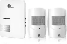 Driveway Alarm, Home Security Alert System with 36 Melodies,  Plug-In Receiver a