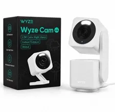 Wyze Cam v4 2.5K Wired Camera Color Night Vision Indoor/Outdoor Sealed
