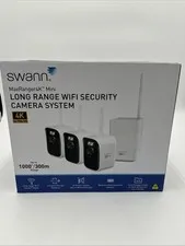 Swann MaxRanger4K 3-Camera Long-Range Wireless Security System