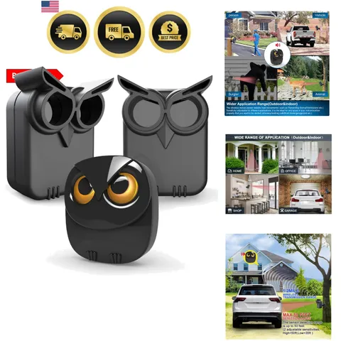 Driveway Alarm- 1/2 Mile Long Range Wireless Driveway Alarm Outdoor Weather R...