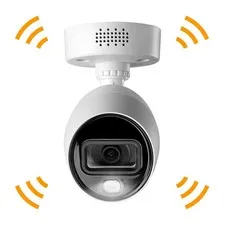LOREX 4K ULTRA HD ACTIVE DETERRENCE SECURITY CAMERA, WITH COLOR NIGHT -  WHITE
