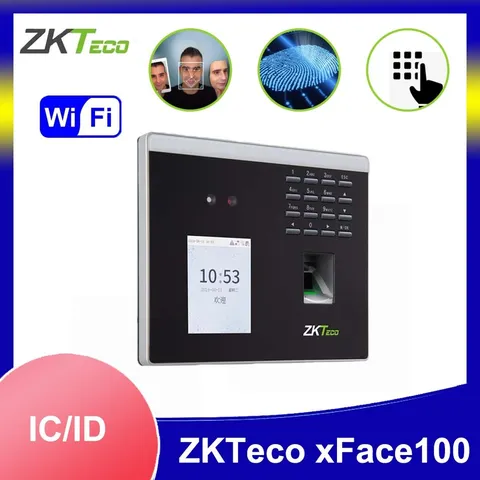 Facial Recognition TCP/IP WIFI Dynamic Time Attendance System ZKTeco xFace100