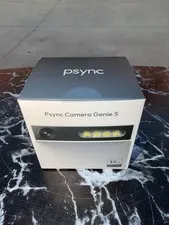 Psync Genie S 2.7K HD Indoor Security Camera with 6X Zoom, 2-Way 32GB, White