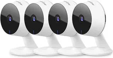 Security Cameras 4Pcs, Home Security Camera Indoor 1080P, Wi-Fi Cameras Wired fo