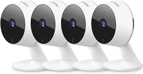Security Cameras 4Pcs, Home Security Camera Indoor 1080P, Wi-Fi Cameras Wired fo