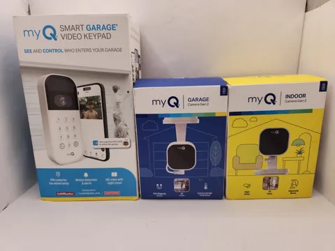 MyQ Smart Camera Systems: Garage Video Keydad, Indoor Camera & Garage Camera