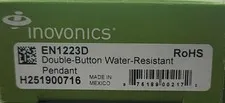 Inovonics EN1223D Double Button Water Resistant Pendant