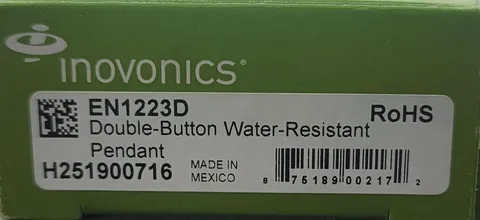 Inovonics EN1223D Double Button Water Resistant Pendant
