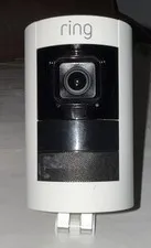 Ring Stick Up Cam Pro White Wireless Wi-Fi Security Surveillance Camera Alexa