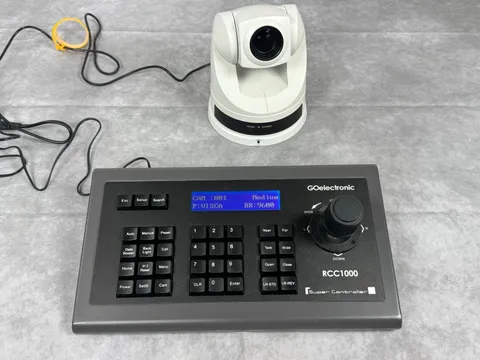 Sony EVI-D70 PTZ Camera GoElectronic RCC1000 VISCA Controller RM-EV100 Remote