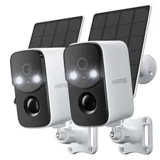 HAOSTEQER 2K Security Camera Wireless Outdoor, Free Cloud Storage, Solar Powe...
