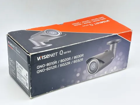 Wisenet QNO-6012R1 2MP 1080p Outdoor Bullet Network Security Camera Open Box