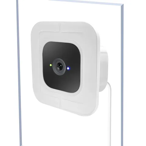 2 Pack Window Mount Blink Mini Indoor Camera Glass Wall Holder Single Pane White