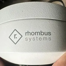 Rhombus Systems IP/Network Wired Dome Indoor Security Cameras 2-Pack White/Black