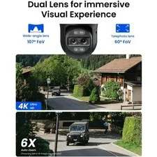 TrackMix PoE Grey Camera | 355° Pan, 90° Tilt, Auto Tracking