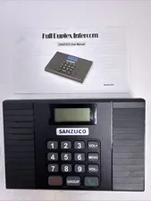 SANZUCO 60D Wireless Intercom System Full Duplex 1400ft Range 3 Stations