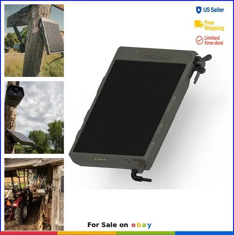 Solar Panel for Security Camera 5200mAh Battery Built-in Weatherproof Outdoor