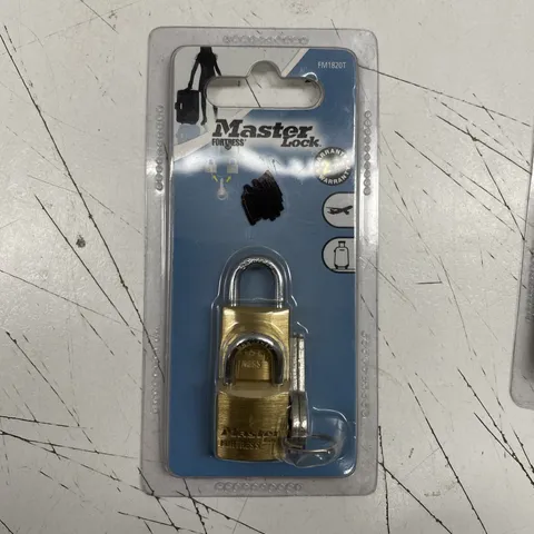 ORIGINAL NEW Master Padlock Key Lock Series Fortress Luggage Travel 2 Two Pack
