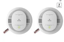 Kidde Hardwired Smoke & Carbon Monoxide Detector, AA Battery Backup, Voice Alert