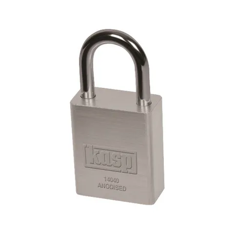 Kasp K14040SILD 40mm Solid Aluminum Lock - Silver