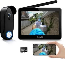 Wireless Smart Video Doorbell Intercom System, WiFi 1080P Video Doorbell Camera