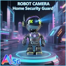 5MP HD Smart Phone Robot Camera, Indoor Cameras with Audio And Video