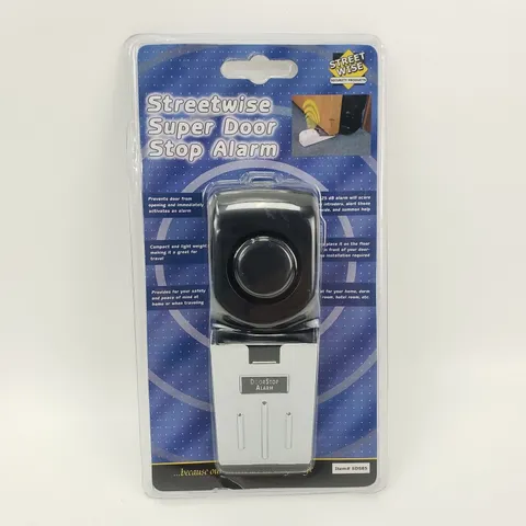 NEW Streetwise Portable Super Door Wedge Stop Alarm Model SDS85