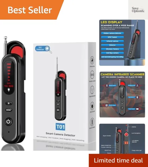 Hidden Camera Detector - 2025 Portable Camera Finder, GPS Tracker Detector, R...