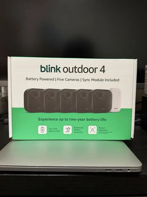 Blink Outdoor 4 | 5-Wireless Smart Security Camera System (4th Generation)