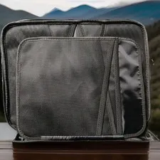 Engpow Fire Proof & Water Resistant Organizer Bags With Lock Multi Layer Storage