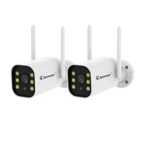 2K Smart Security Camera 2.4/5G WiFi Indoor Outdoor Color Night Vision
