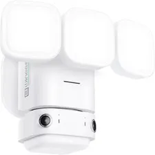 Floodlight Camera, Wired 2K HD Dual-Lens Outdoor Security Camera | 180 Degree Pa
