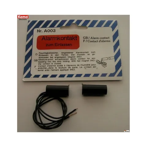 Magnetic sensor window door contact NC burglar alarms recessed