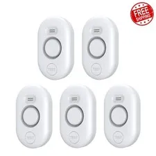 METAK 5 White Water Leak Detector Sensor Alarm