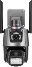 ICSEE WIFI Camera Security 3K 6MP Dual Lens Wireless PTZ Waterproof Human Detect
