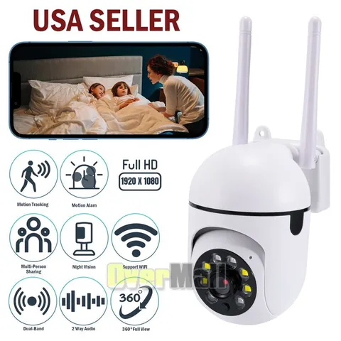 2.4G Wifi Wireless Security Camera System Outdoor Home Night Vision Cam 1080P