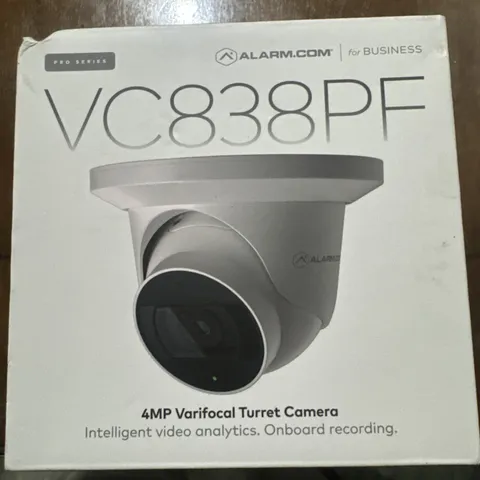Alarm Com Next-Generation 4MP Varifocal Turret PoE Security Camera (ADC-VC838PF)
