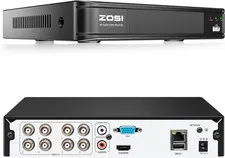 H.265+ 5MP 3K Lite CCTV DVR 8 Channel Full 1080P, AI Human Vehicle Detection, Re