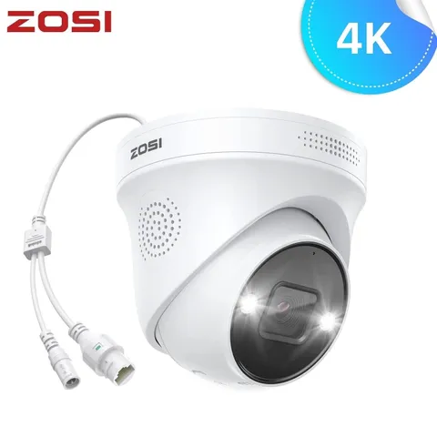 ZOSI 4K PoE Night Vision Only work with ZOSI PoE NVR Outdoor Security Camera