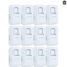 DIY Personal Security System: 12 Pack Wireless Door and Window Alarms, 120DB
