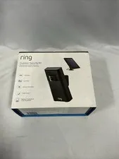 Ring Outdoor Security Kit Stick Up Cam Wireless Video & Solar Panel