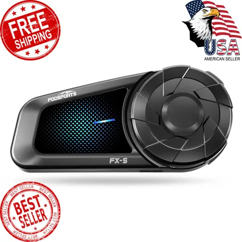Fodsports FX-S Motorcycle Intercom V5.4 Single