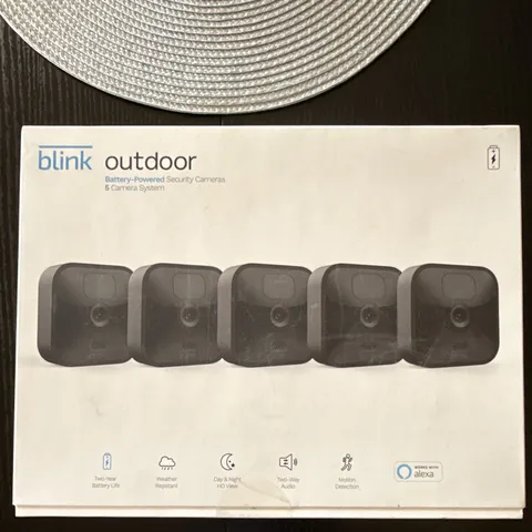 Blink Outdoor 5-Camera Wireless Wi-Fi Battery System Night Vision 2-Way Audio